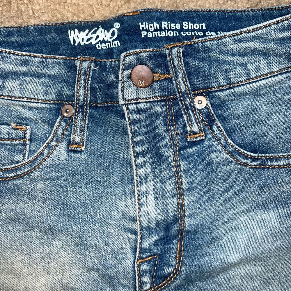 Target High Rise Jean Shorts - Picture 4 of 5
